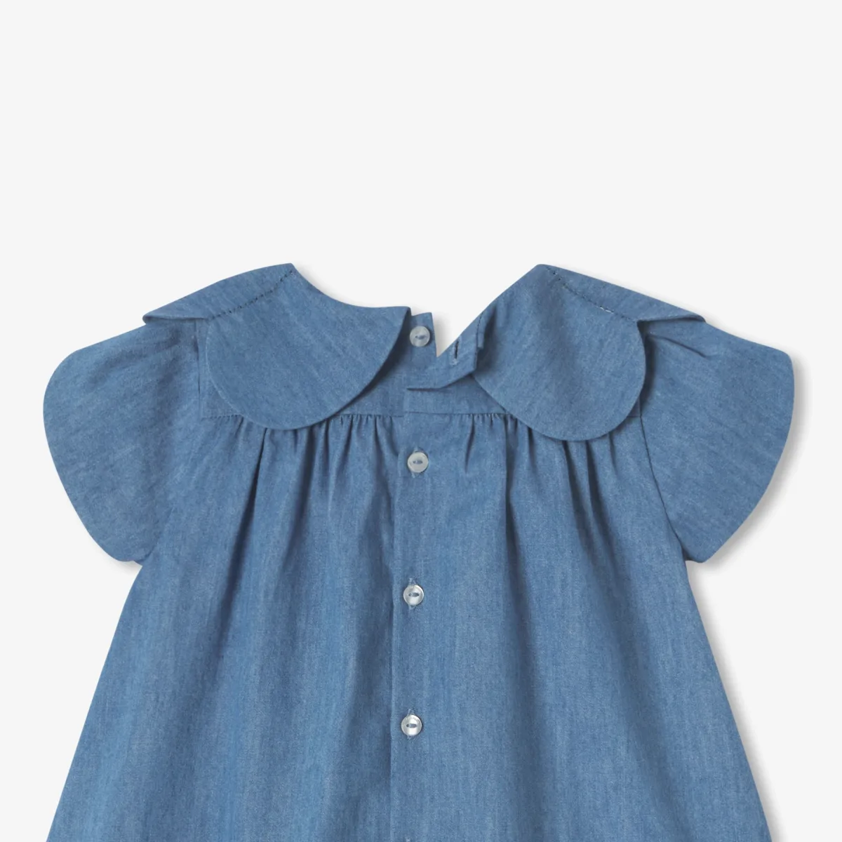 View 10 - Baby girl chambray dress