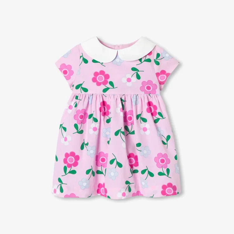 View 1 - Baby girl floral popeline dress