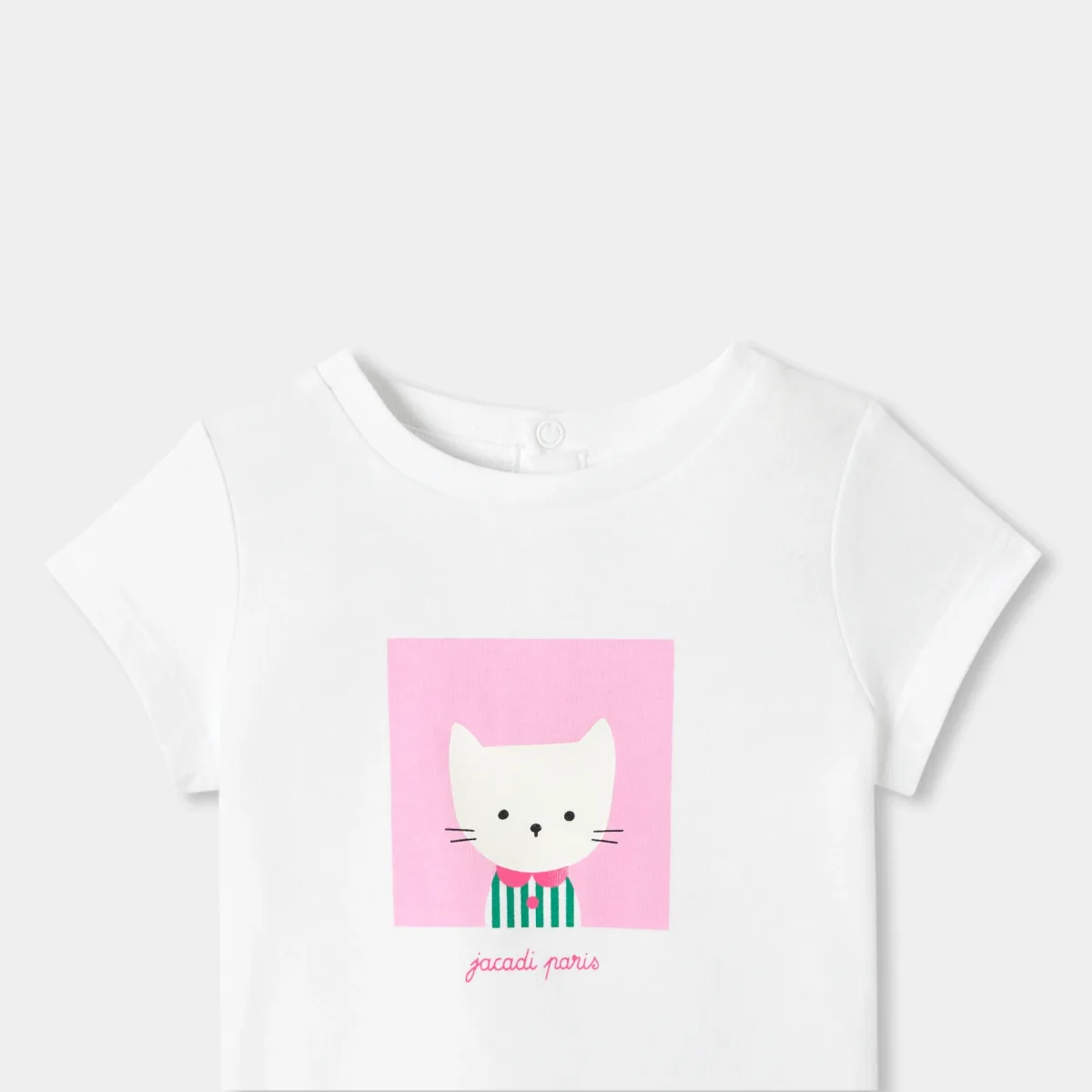 View 3 - Baby girl short-sleeved jersey T-shirt