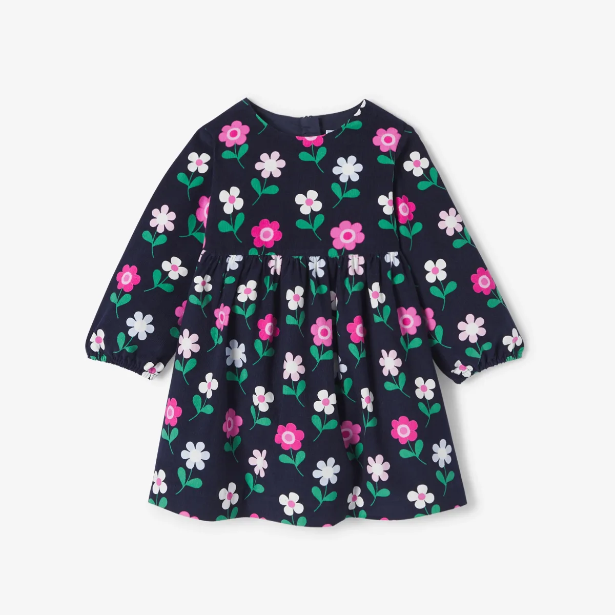 View 1 - Baby girl long-sleeved velvet dress