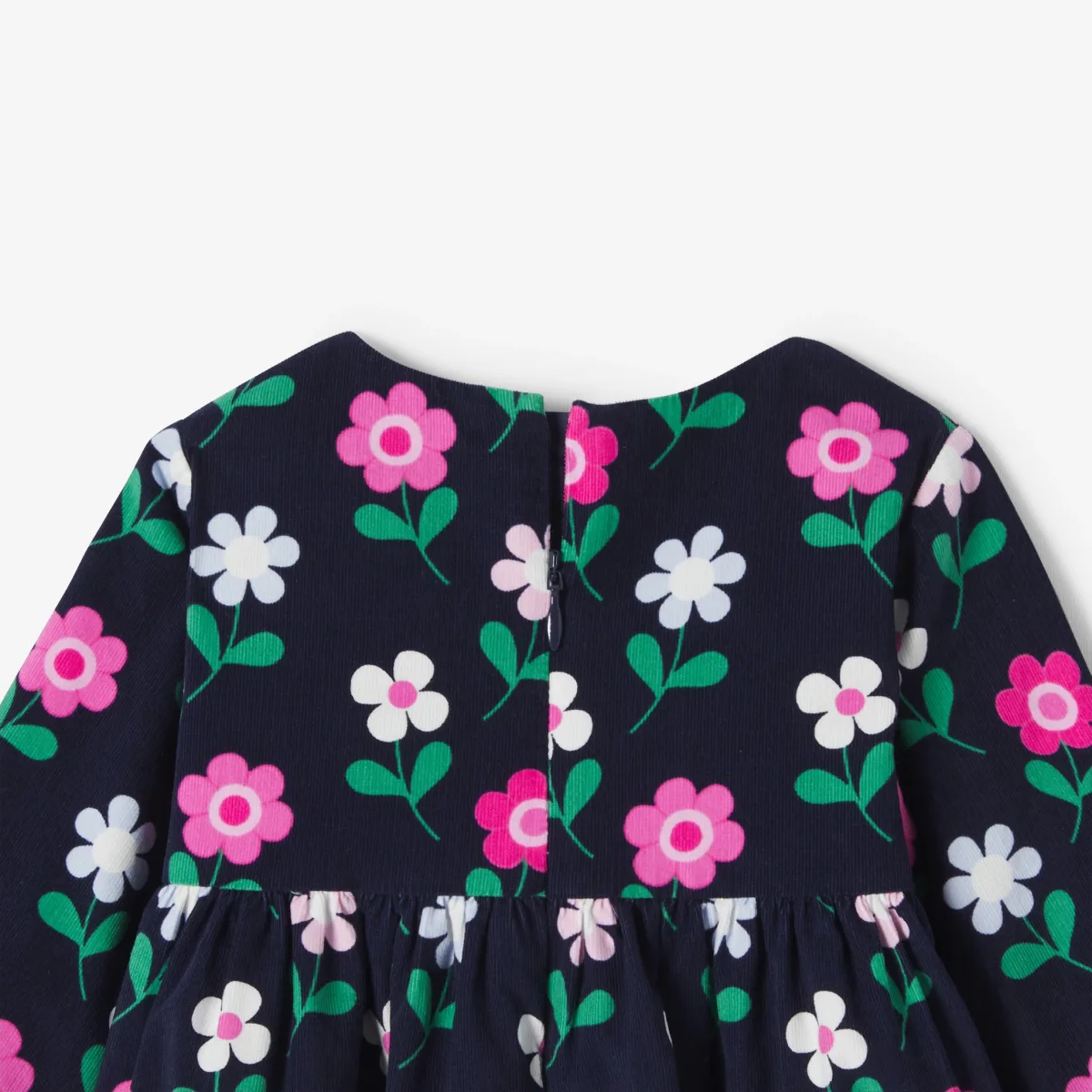 View 4 - Baby girl long-sleeved velvet dress