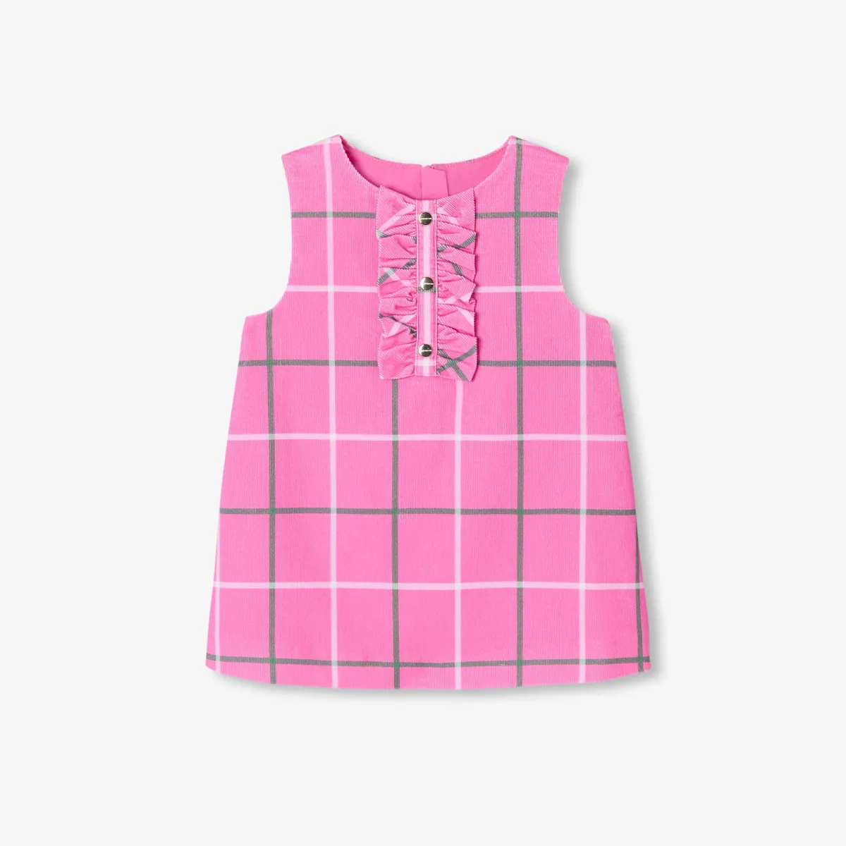 View 1 - Baby girl milleraies velvet pinafore dress