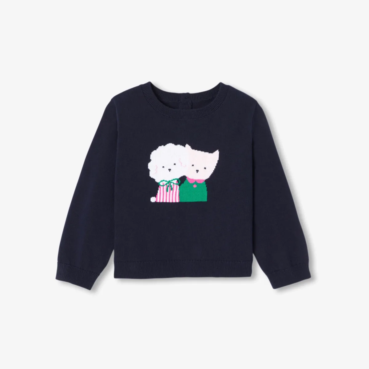 View 1 - Baby girl cotton jumper