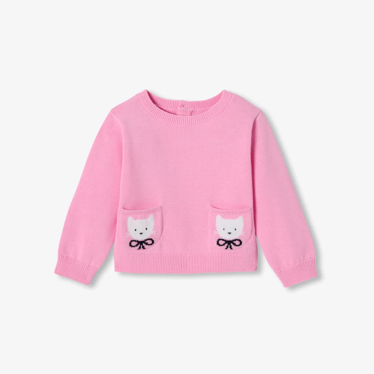 View 1 - Baby girl cotton sweater