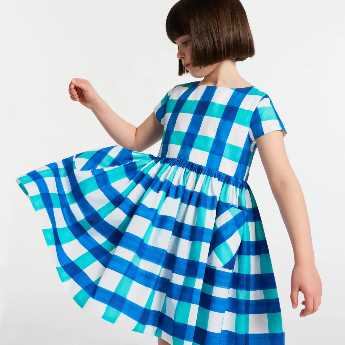 View 2 - Girl short sleeve dress