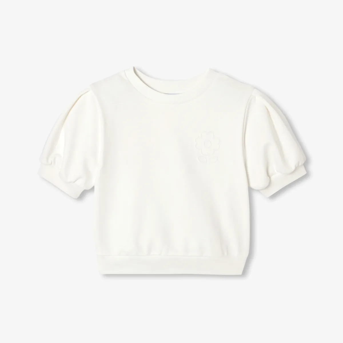 View 1 - Girl short-sleeved sweatshirt