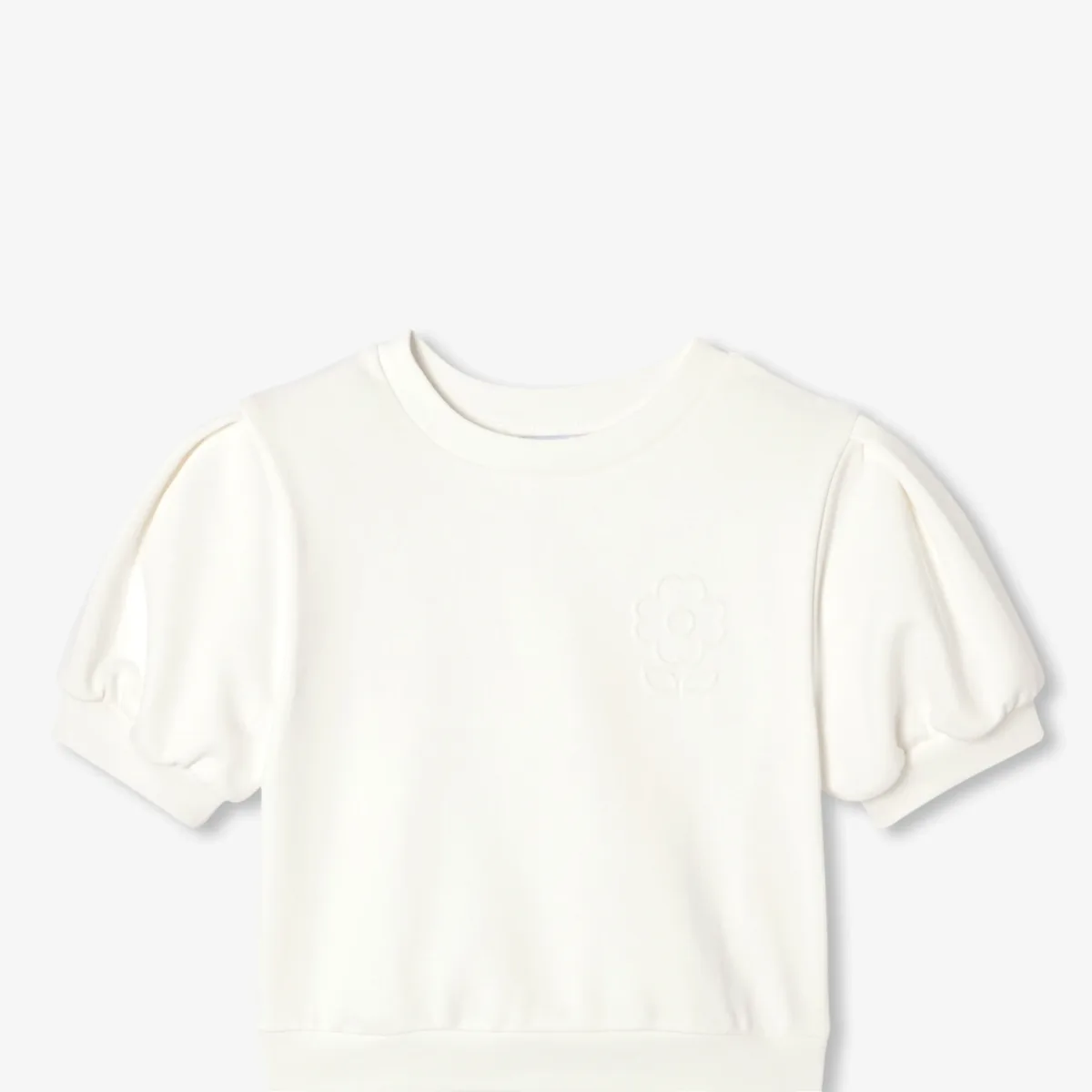 View 3 - Girl short-sleeved sweatshirt
