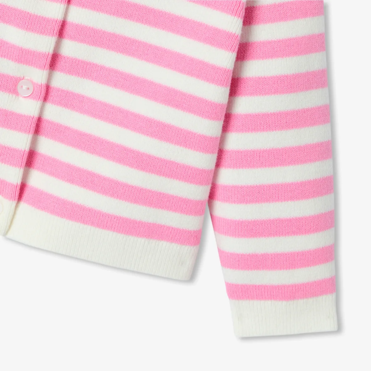 View 4 - Baby girl striped  cardigan