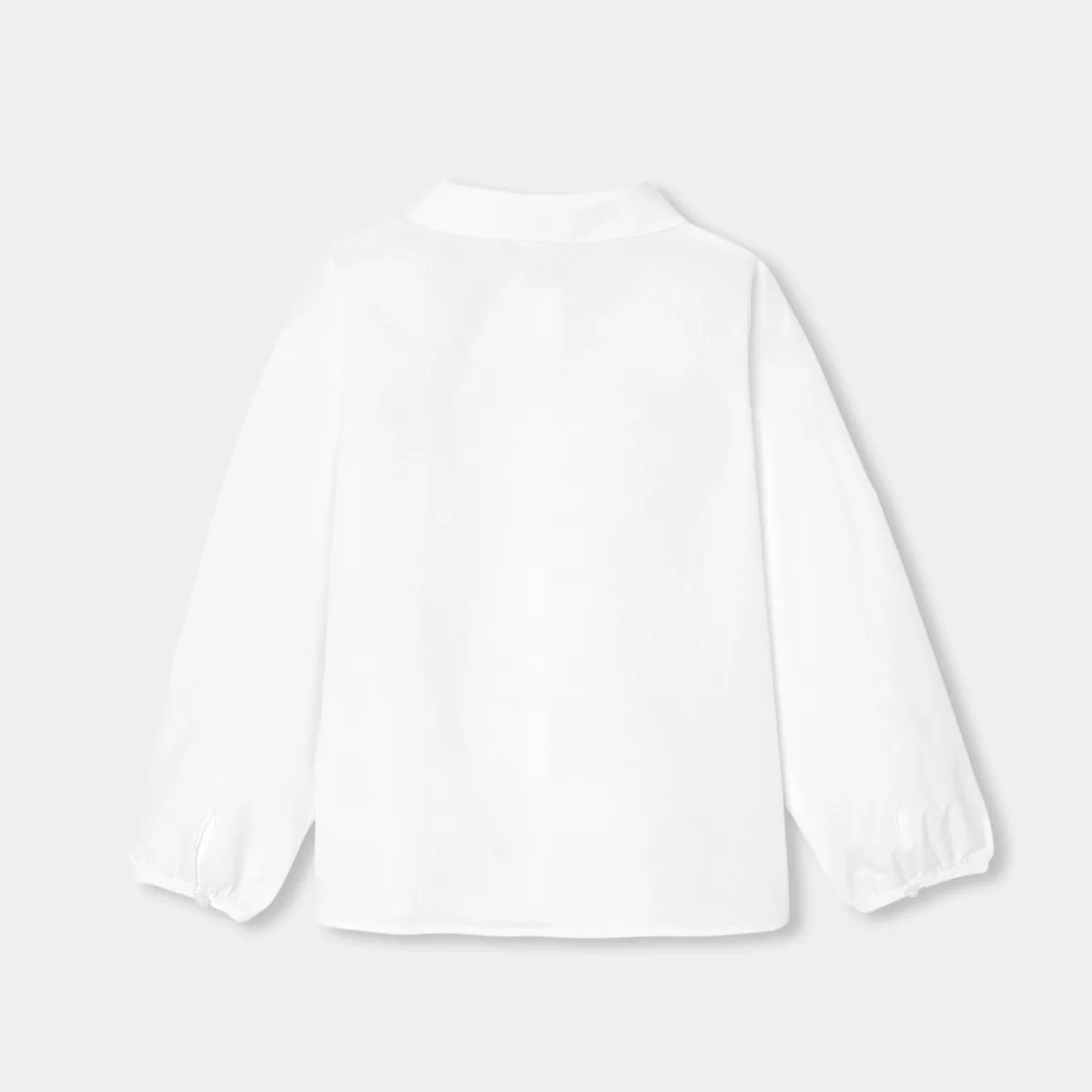 View 2 - Girl cotton poplin shirt