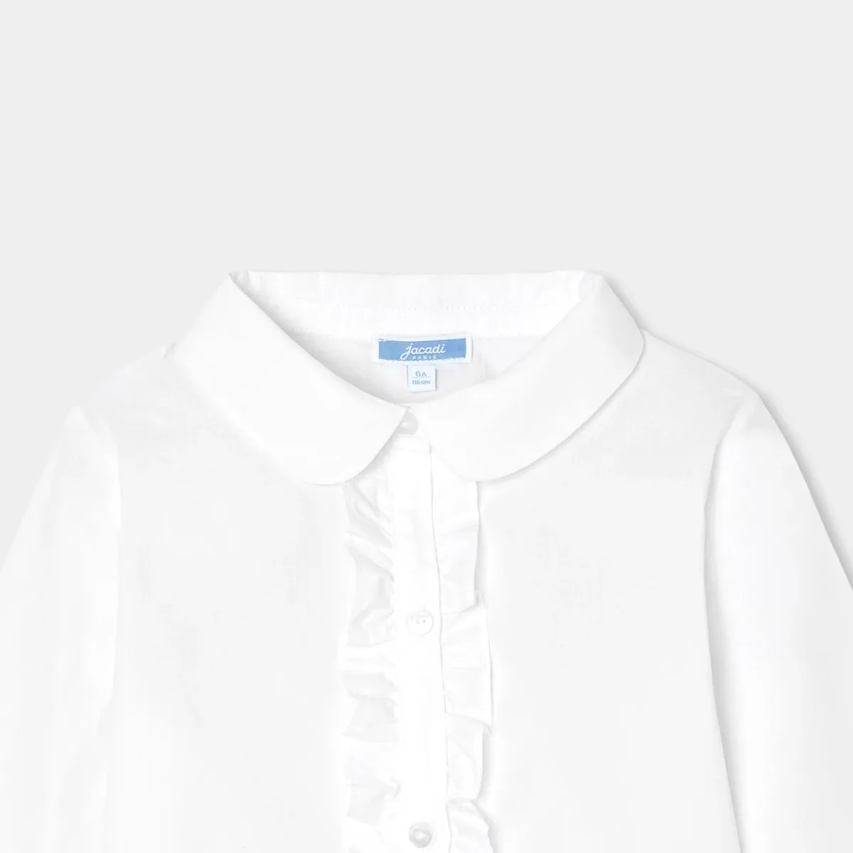 View 3 - Girl cotton poplin shirt