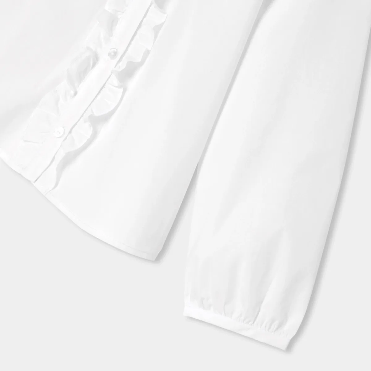 View 4 - Girl cotton poplin shirt