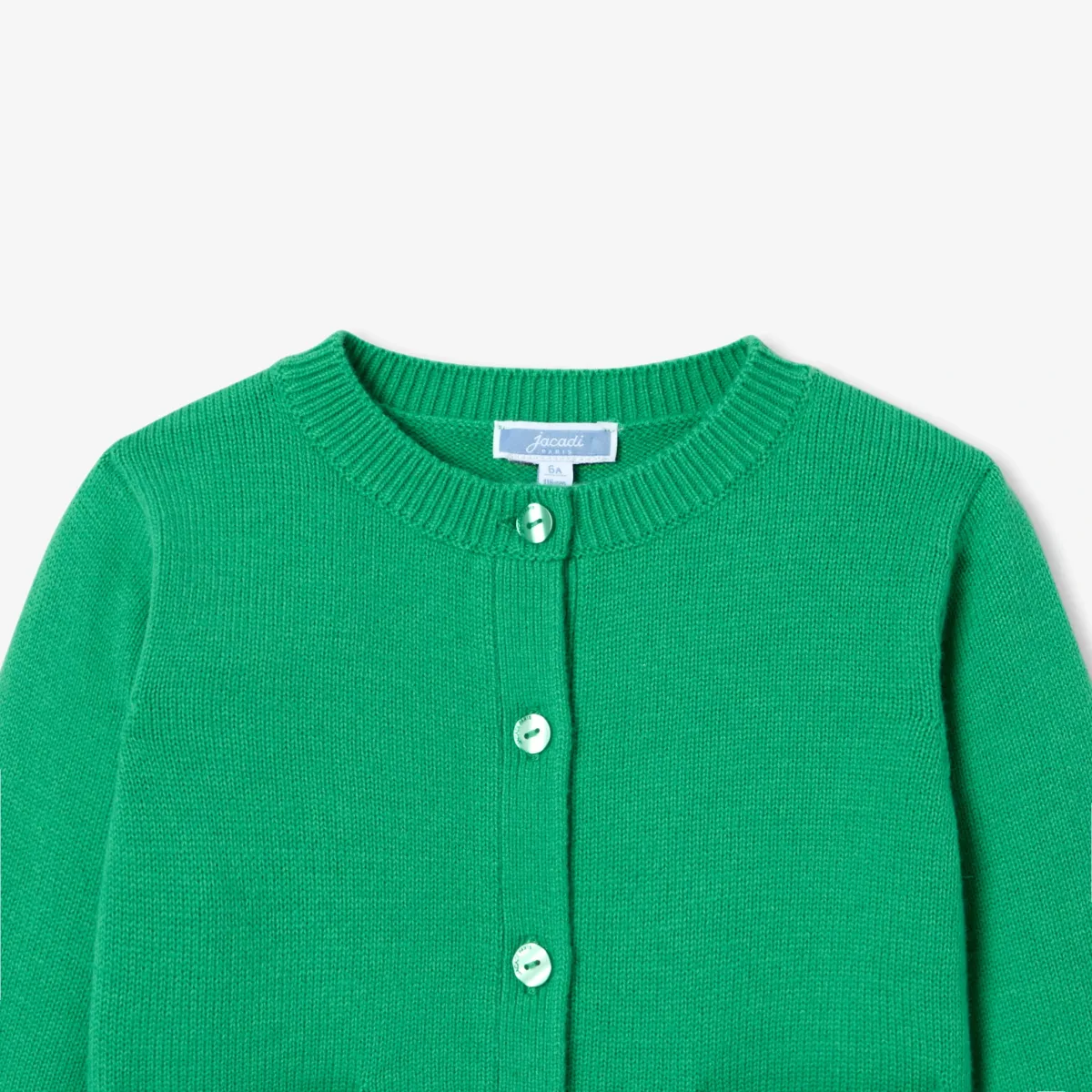 View 3 - Girl wool blend cardigan