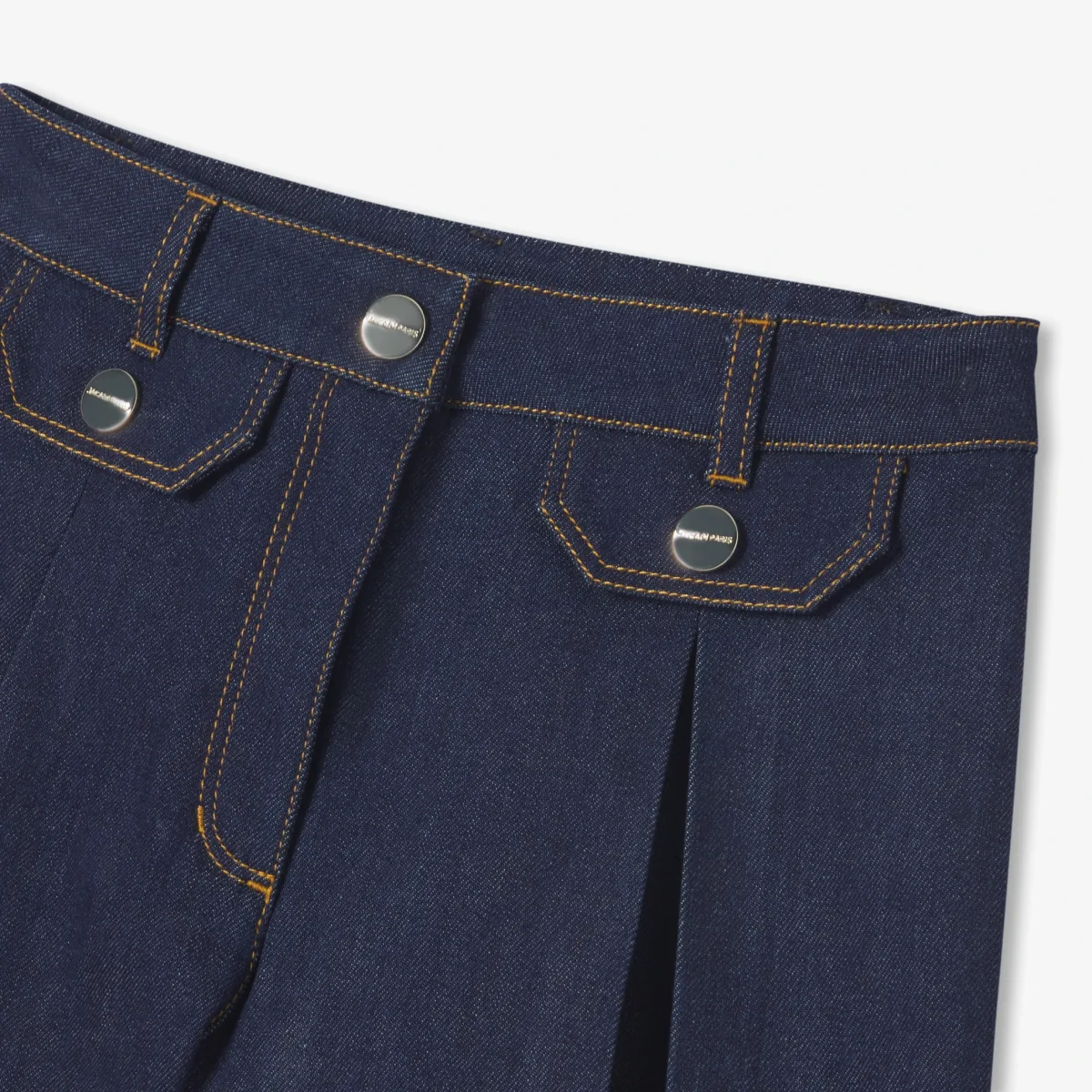 View 4 - Girl denim culottes