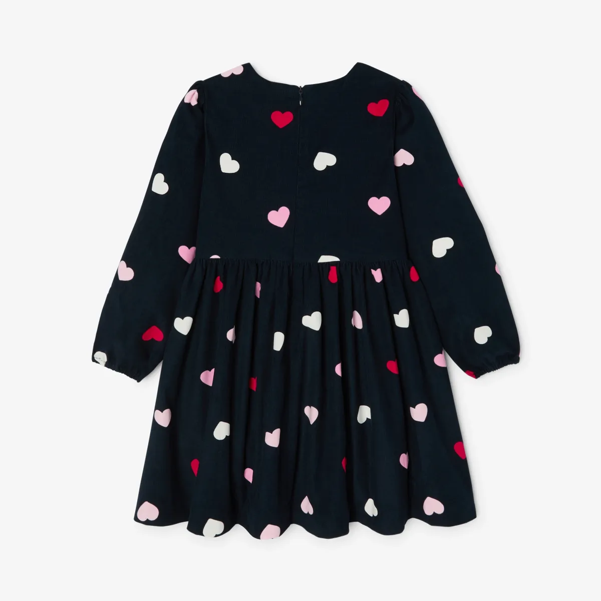 View 2 - Girl needlecord velvet dress