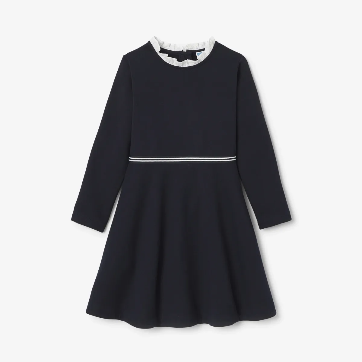 View 1 - Girl fleece heart flocking dress