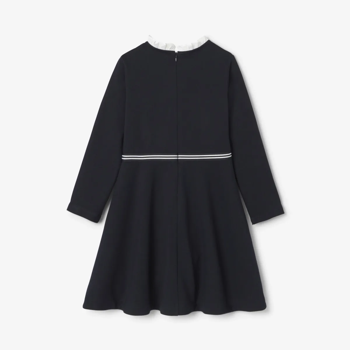 View 2 - Girl fleece heart flocking dress