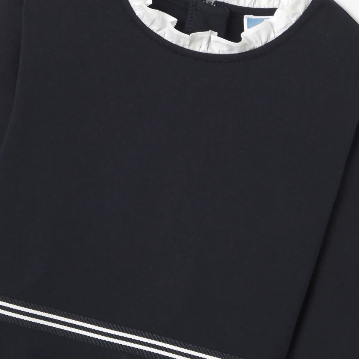 View 5 - Girl fleece heart flocking dress