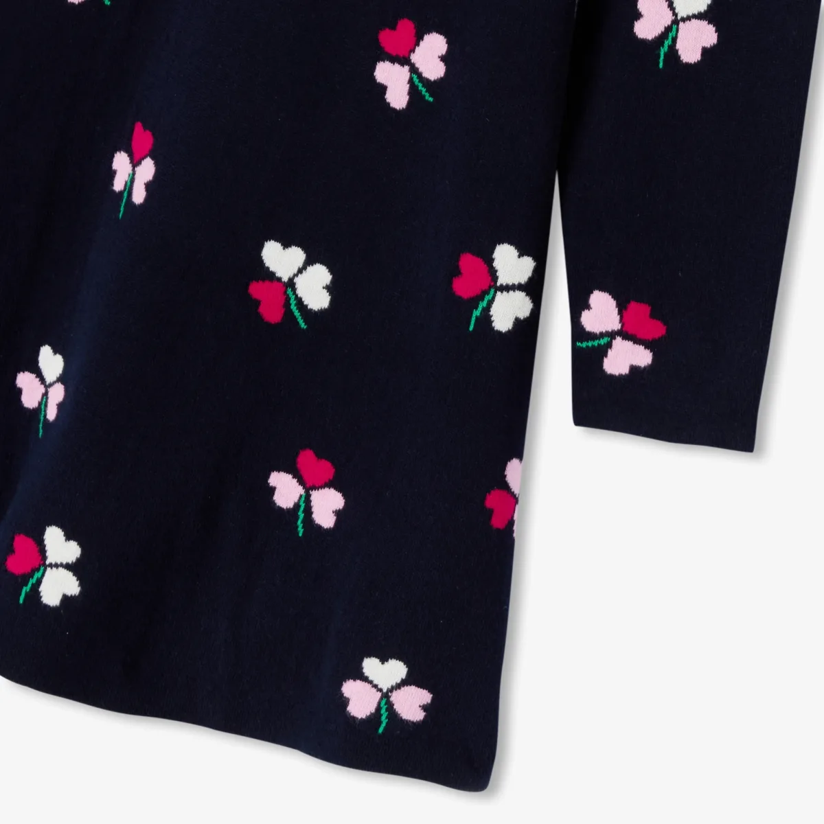 View 4 - Girl long-sleeved knitted dress
