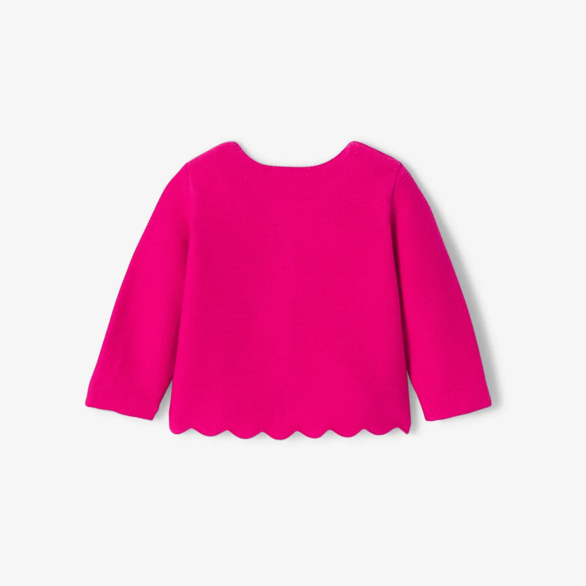 View 2 - Baby girl cotton cardigan