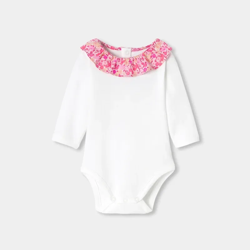 View 1 - Baby girl long-sleeved bodysuit