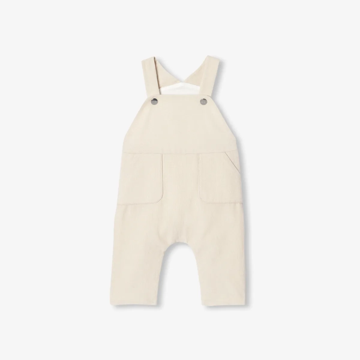 View 1 - Baby boy corduroy short overalls