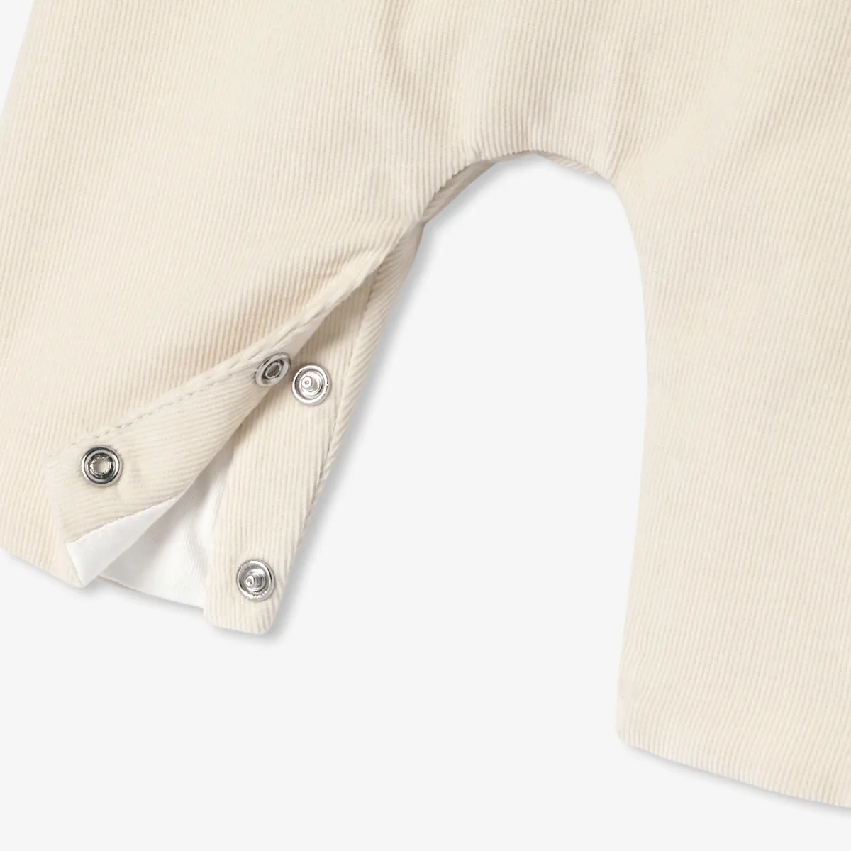 View 2 - Baby boy corduroy short overalls
