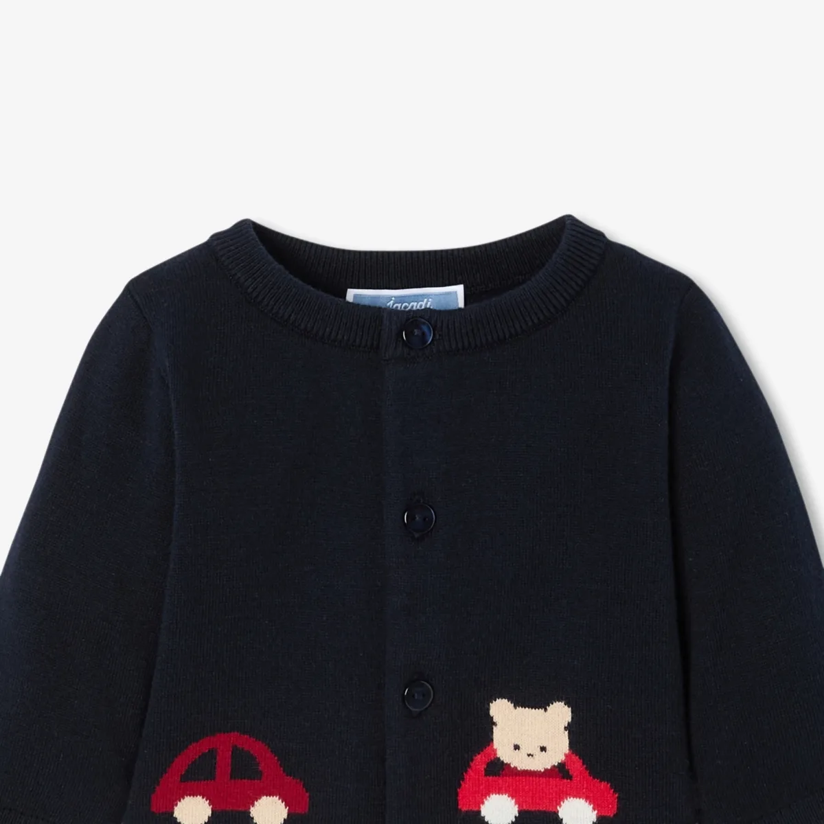 View 3 - Baby boy soft knit cardigan