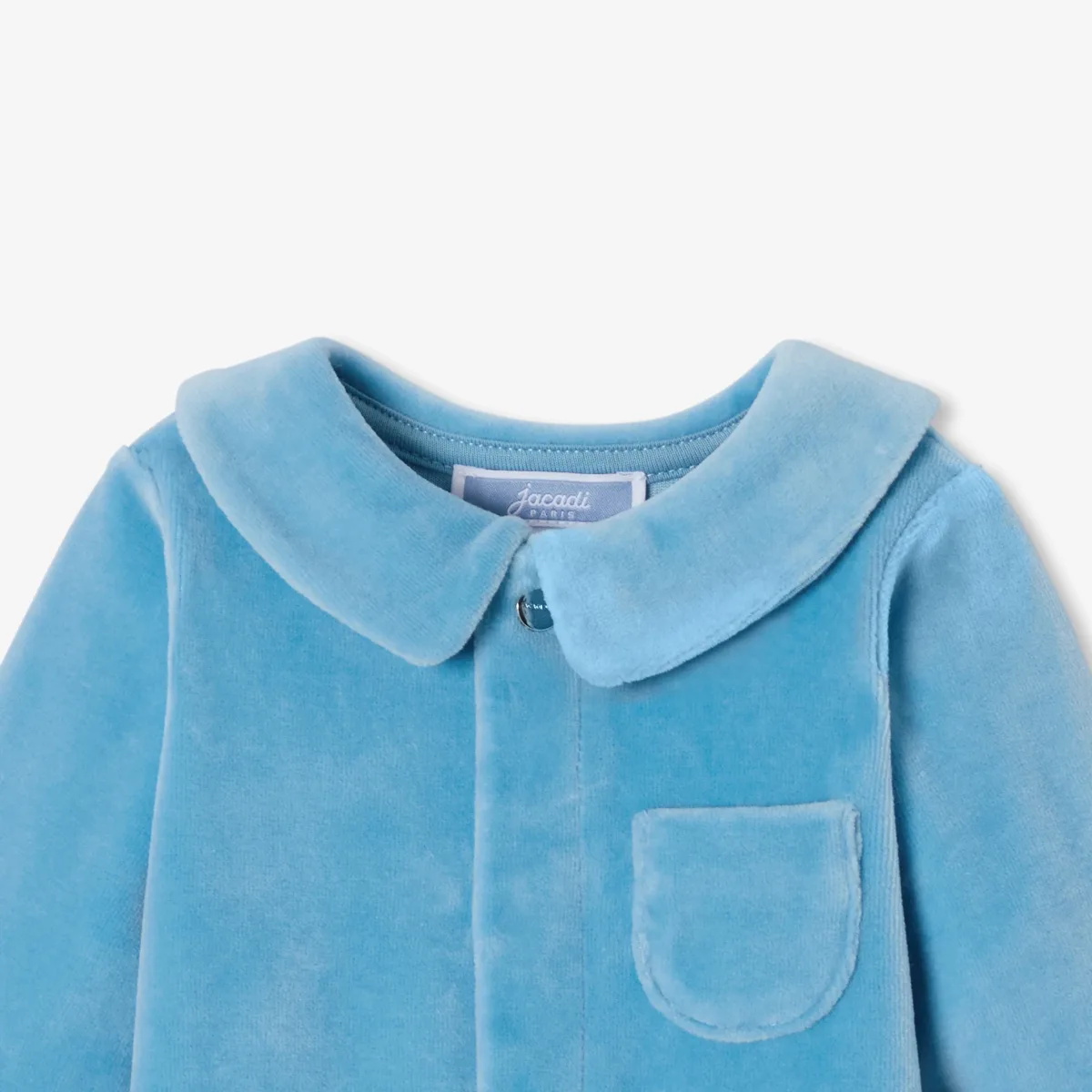 View 3 - Baby boy velvet pyjamas