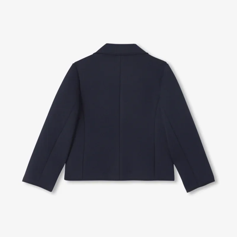 View 2 - Girl fitted jersey jacket