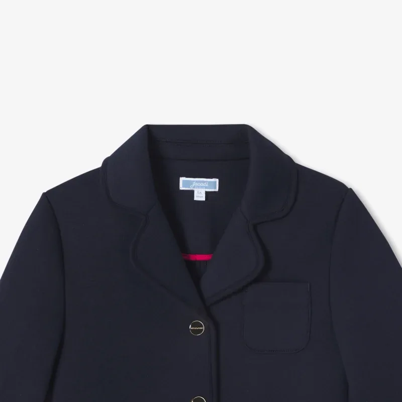 View 3 - Girl fitted jersey jacket