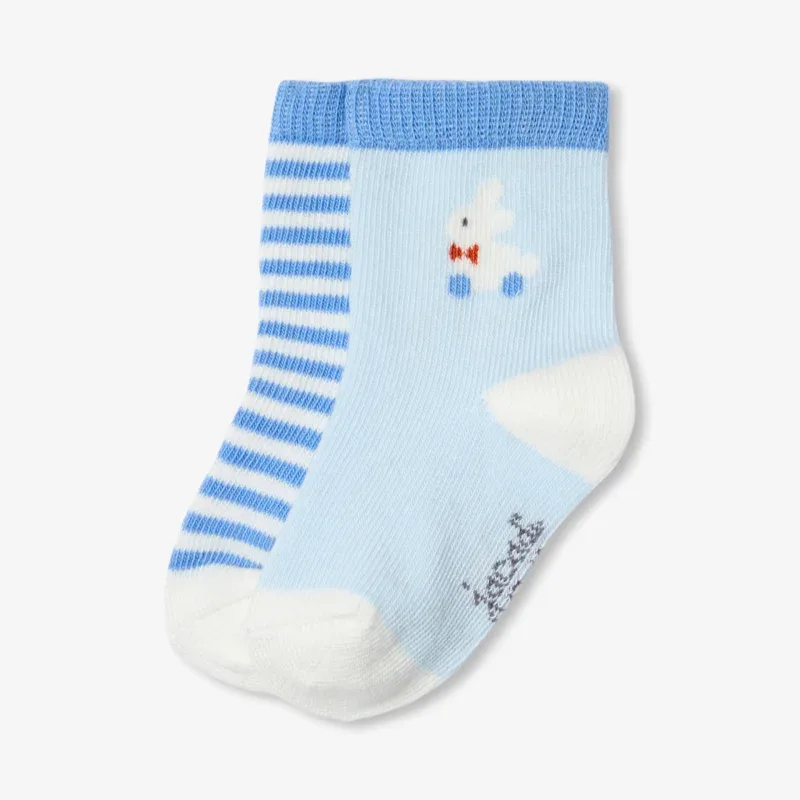 View 1 - Baby boy socks duo
