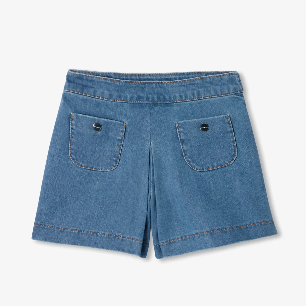 View 1 - Girl denim culottes