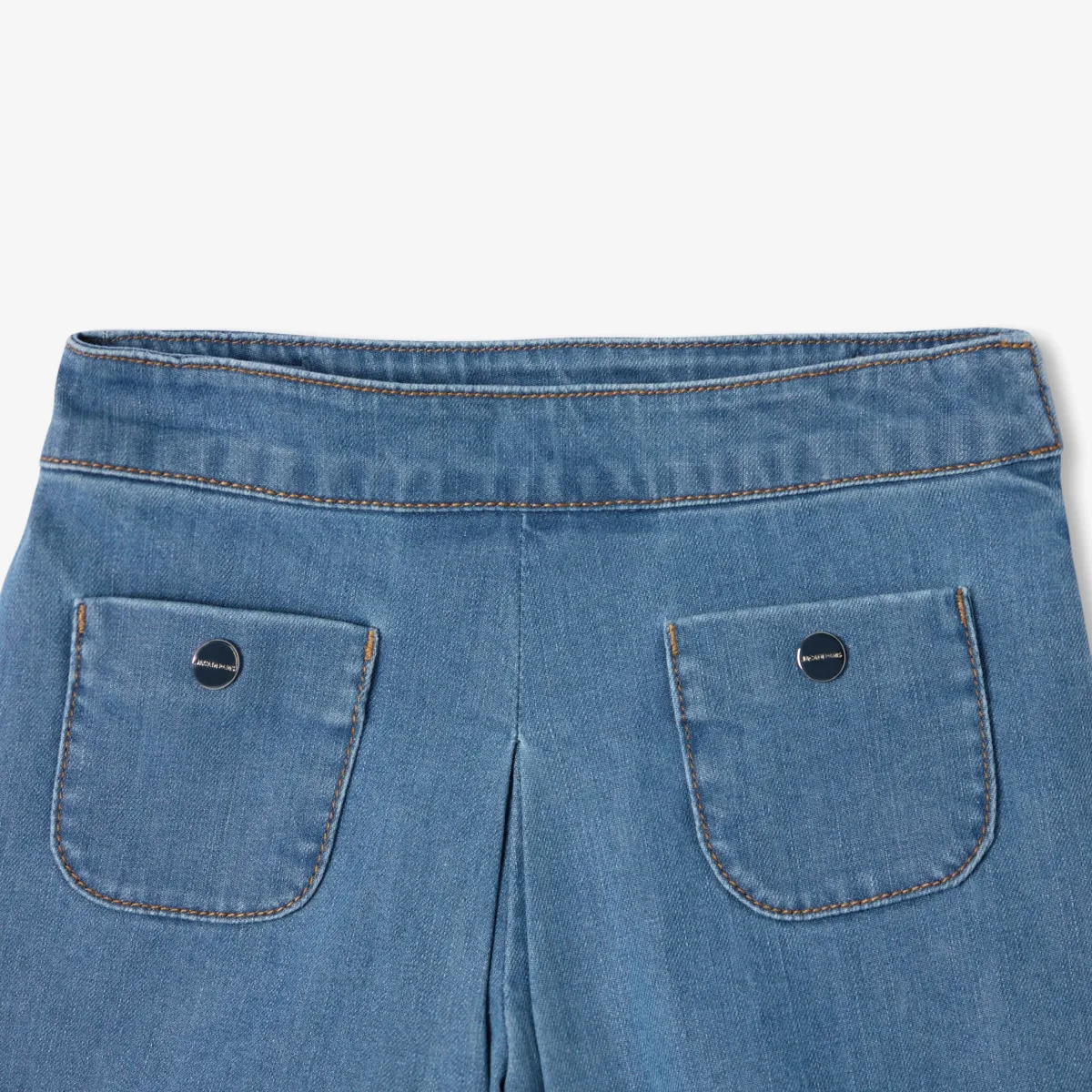 View 3 - Girl denim culottes