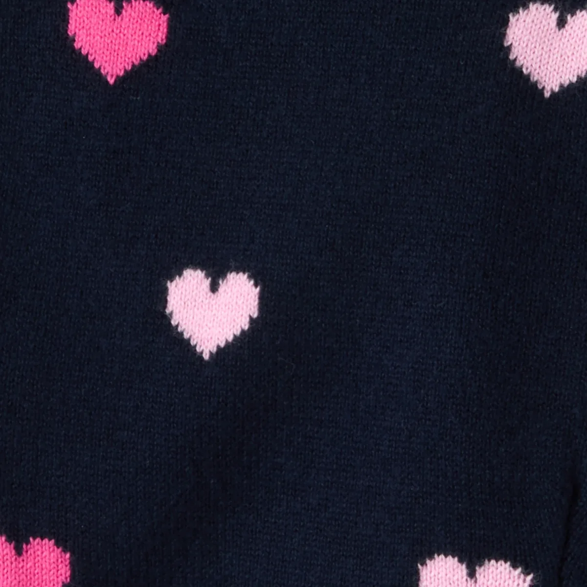 View 3 - Baby girl heart print balaclava