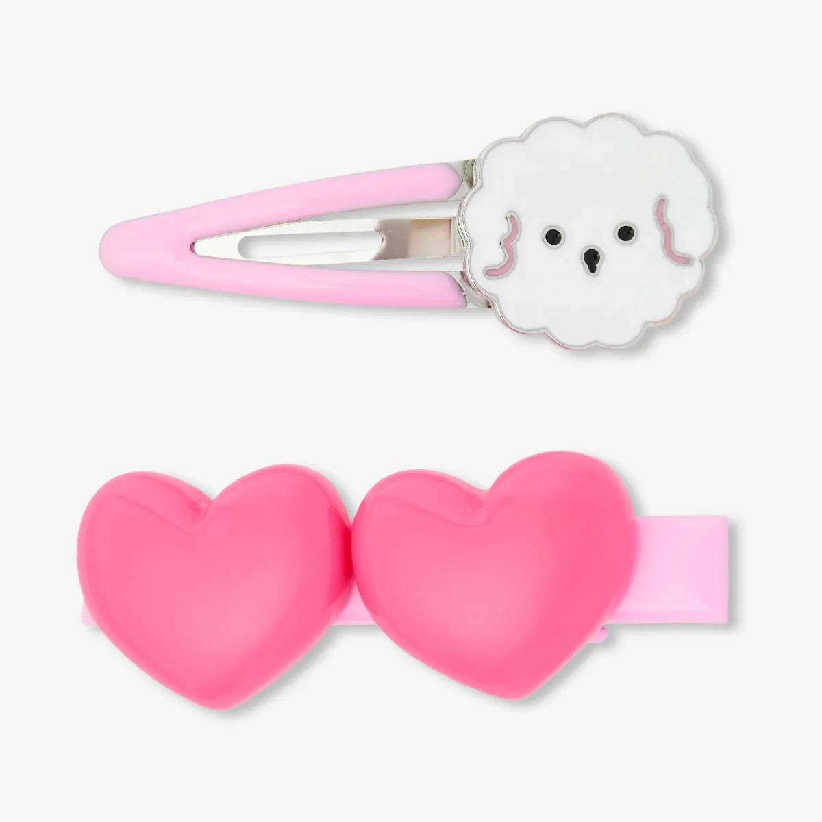 View 1 - Baby girl hair clip duo