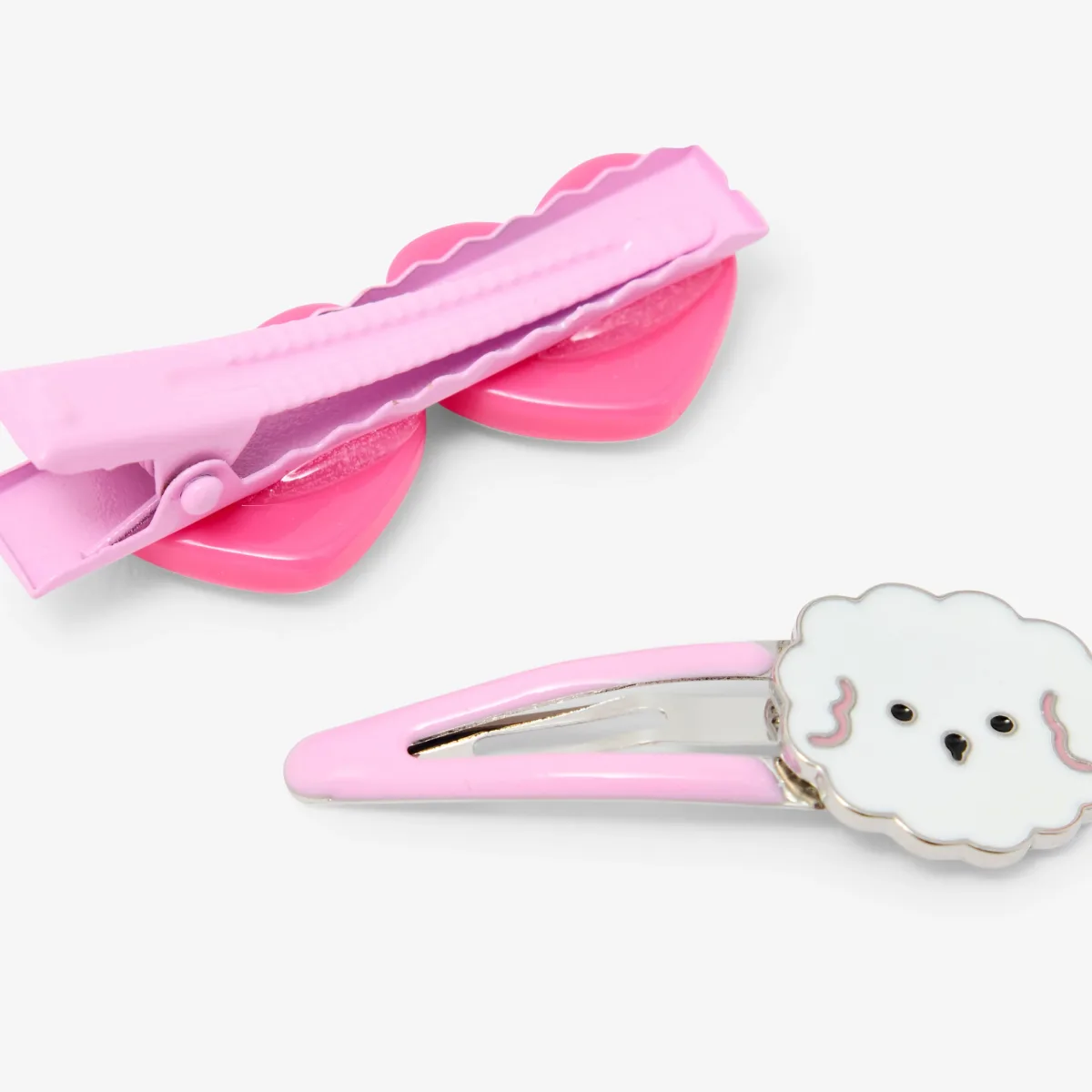 View 2 - Baby girl hair clip duo