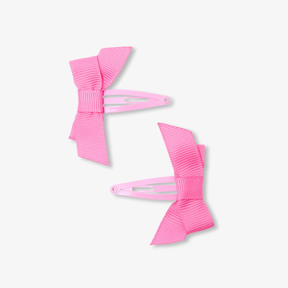 View 1 - Baby girl grosgrain bow hair clip set