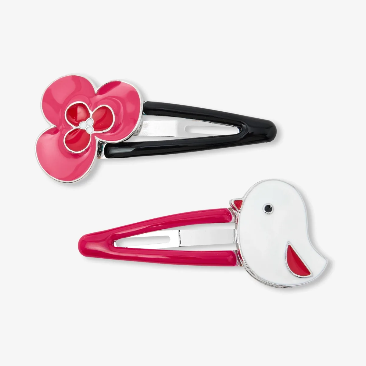 View 1 - Baby girl hair clip duo