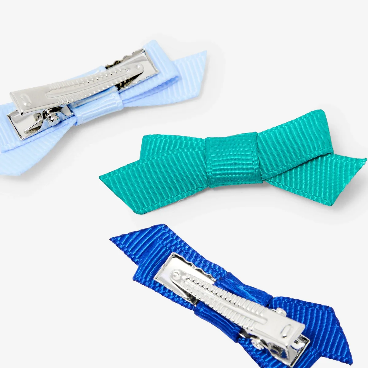 View 2 - Baby girl set of charming mini crocodile clips