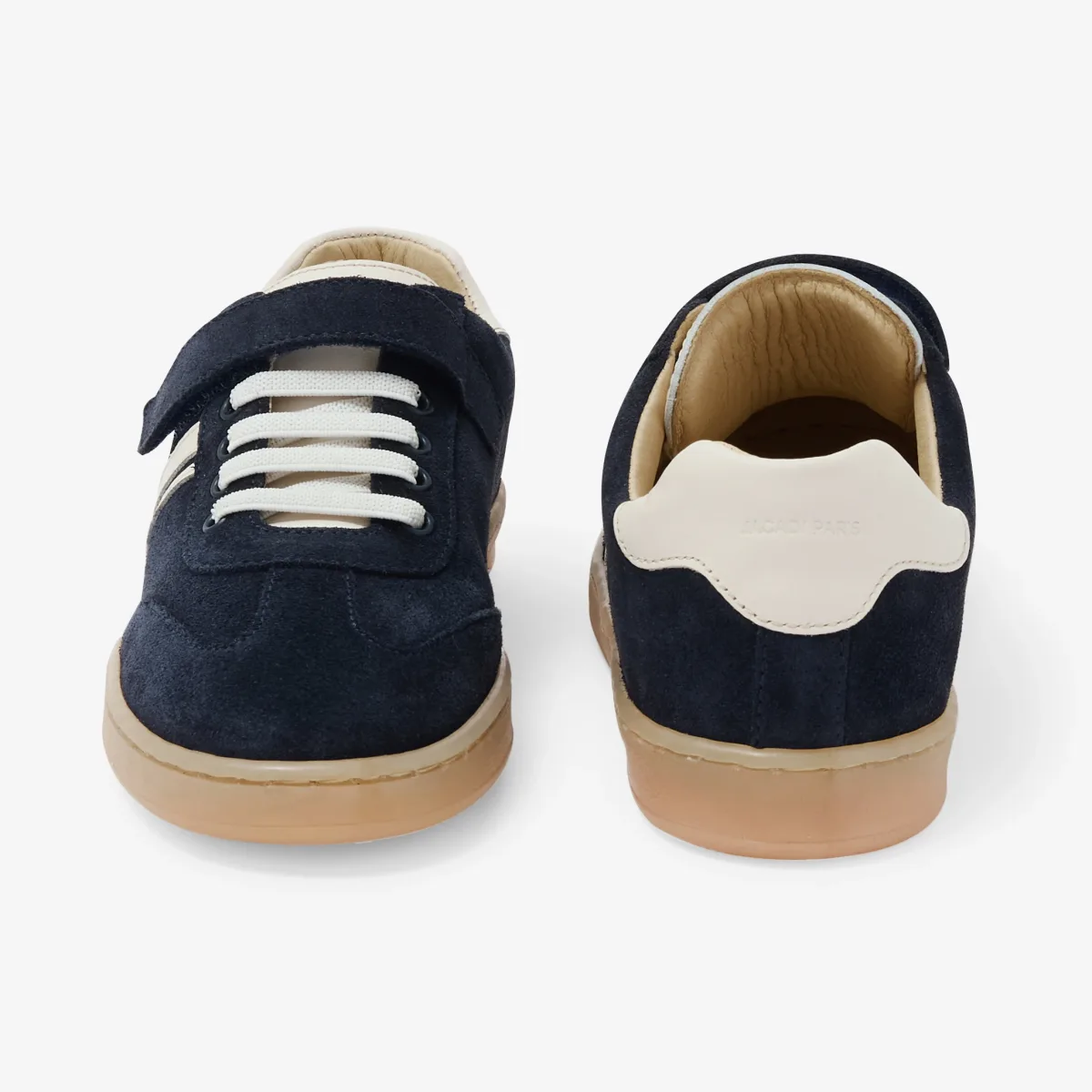 View 3 - Child split leather trainers