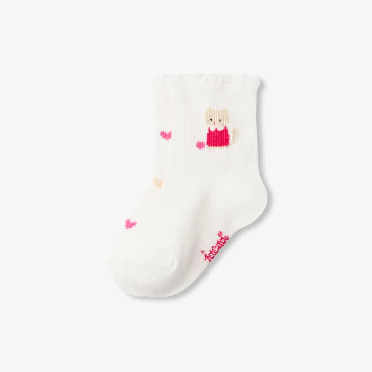 View 1 - Baby girl socks duo