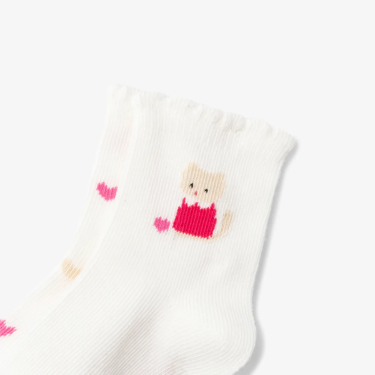 View 3 - Baby girl socks duo