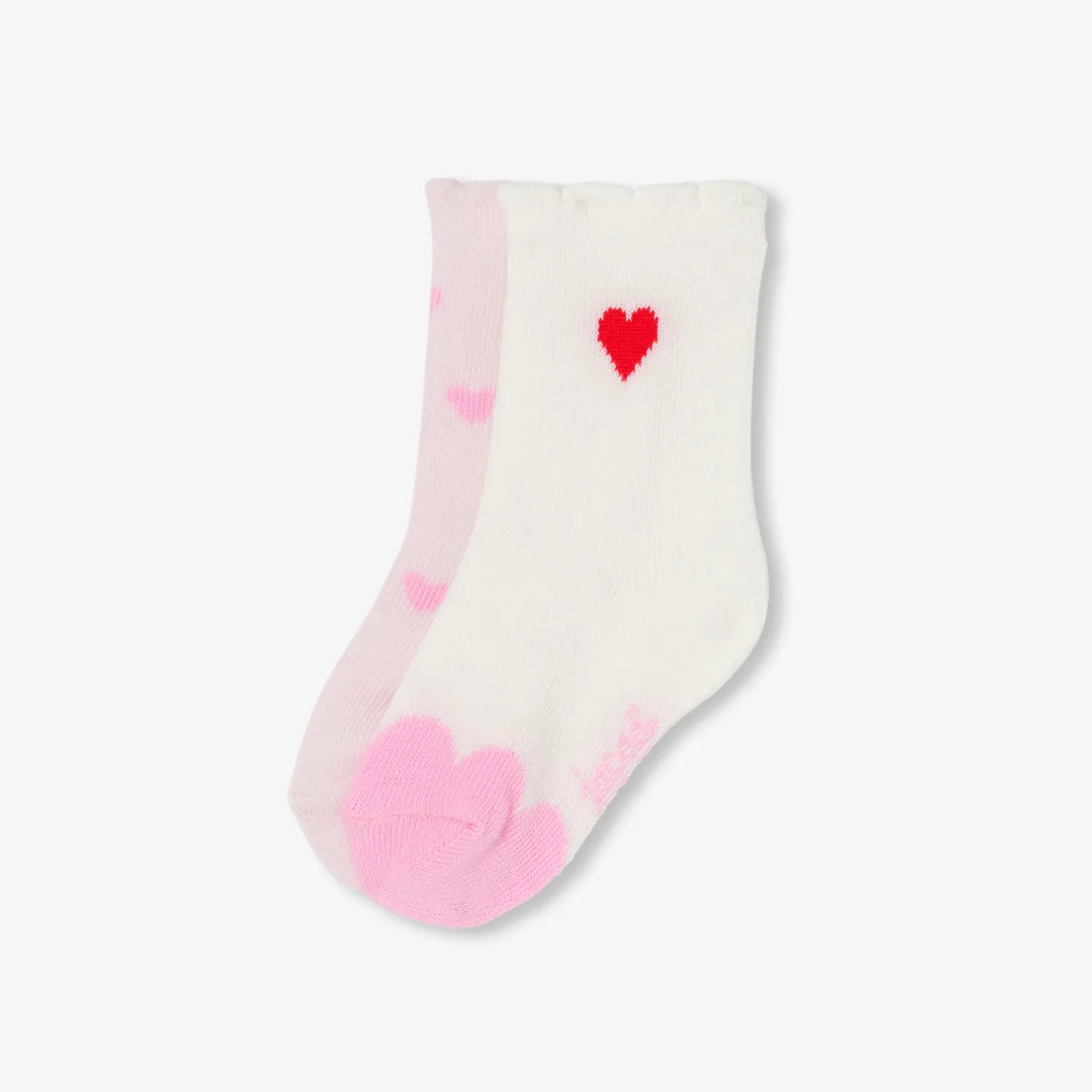 View 1 - Baby girl sock duo