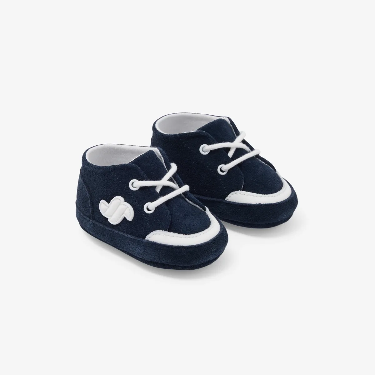 View 2 - Baby boy soft leather trainers