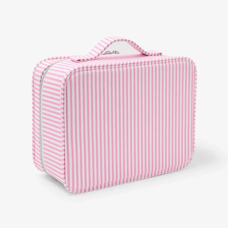 View 2 - Striped coated cotton baby suitcase