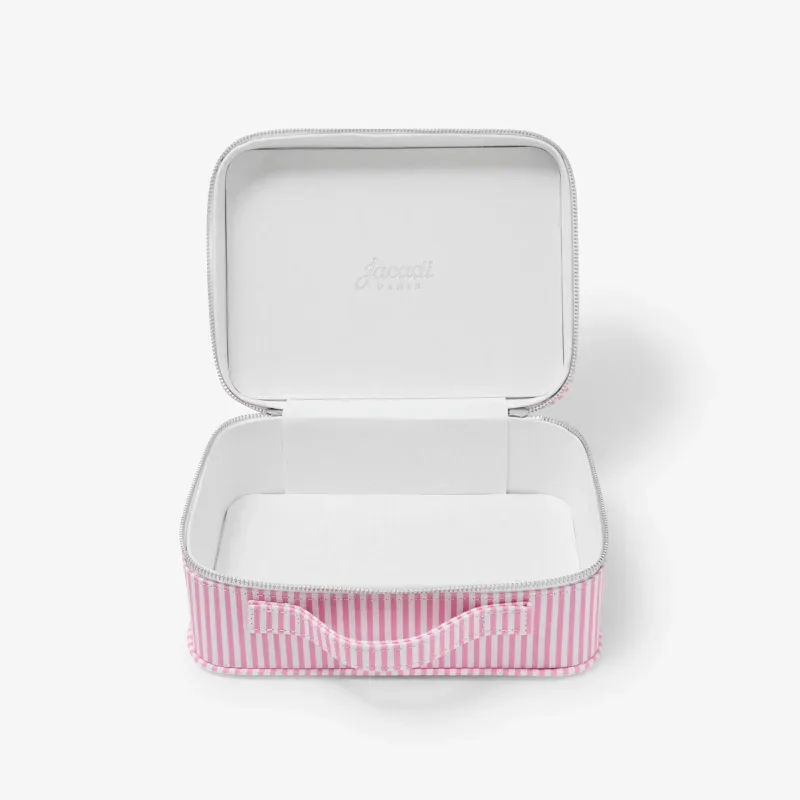 View 3 - Striped coated cotton baby suitcase