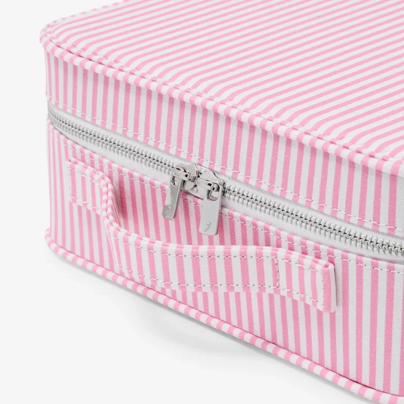 View 4 - Striped coated cotton baby suitcase