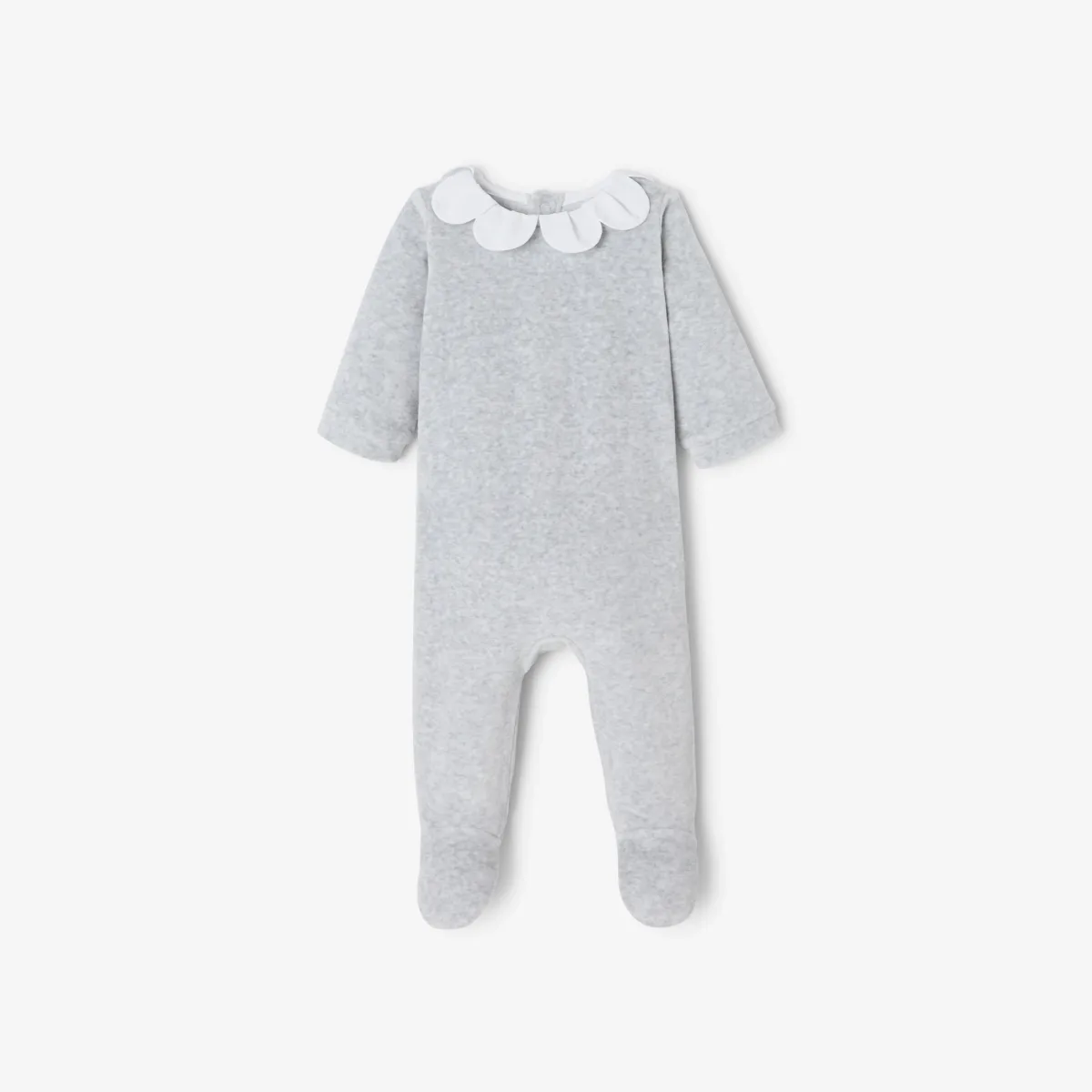 View 1 - Baby girl velvet pyjamas