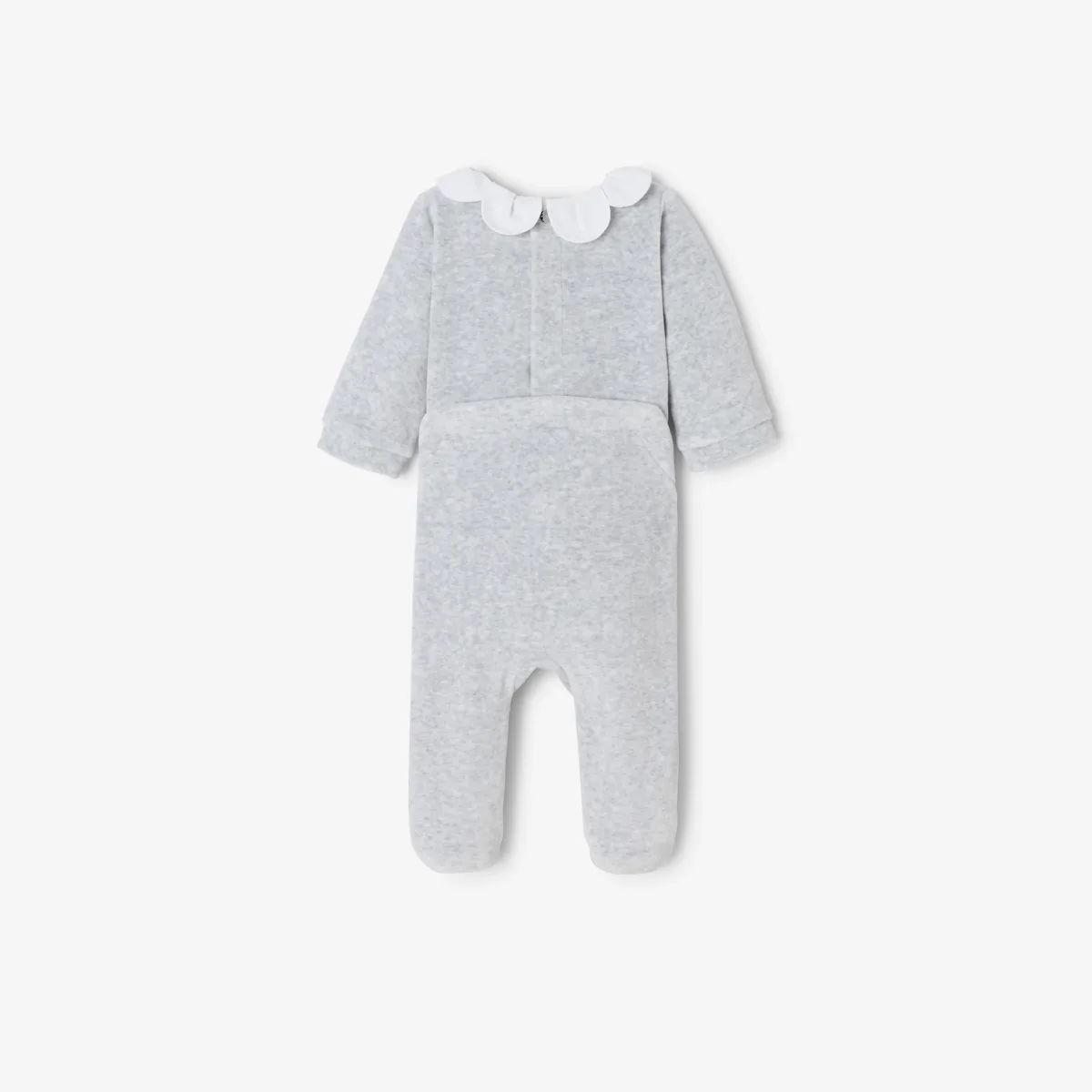 View 2 - Baby girl velvet pyjamas