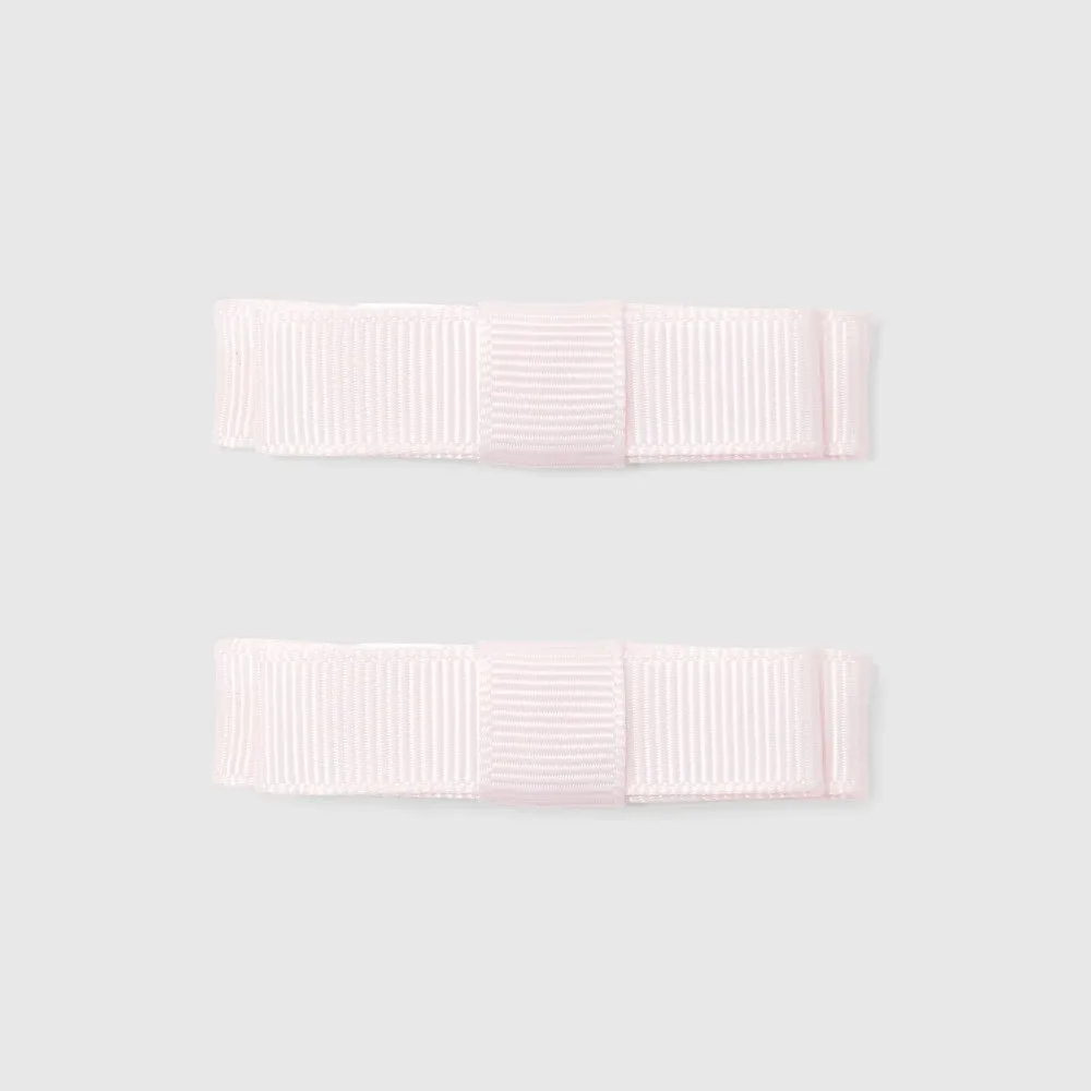View 1 - Set of 2 barrettes with flat bow